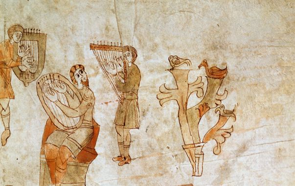 Des musiciens, dessinés par Boèce dans son "Traité de la musique"