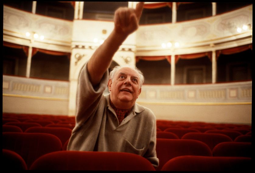Dario Fo à Milan en 2014