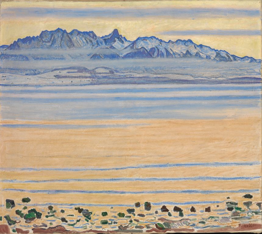 Le Lac de Thoune et la chaîne du Stockhorn (1905) de Ferdinand Hodler