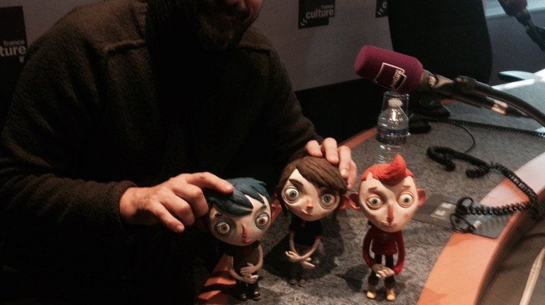 Claude Barras et les marionnettes de Camille, Courgette et Simon
