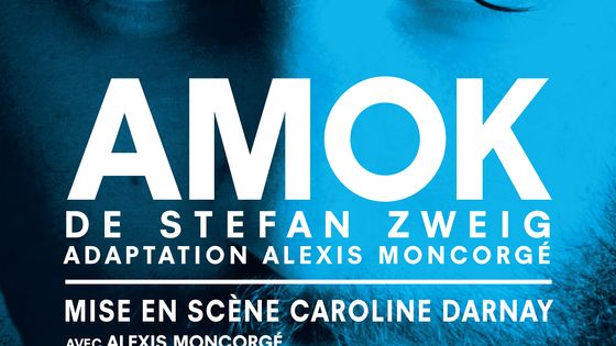 Affiche d'Amok au Théâtre de Poche Montparnasse