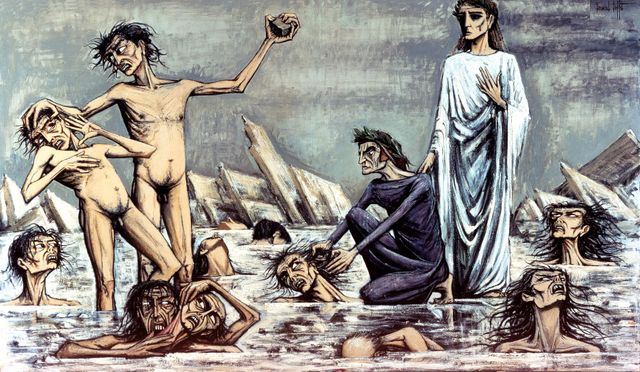 L'enfer de Dante pris dans les glaces Bernard Buffet