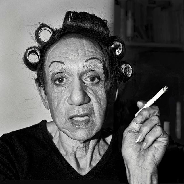 Hommage à Diane Arbus, A Young Man in Curlers at Home on West 20th Street, N.Y.C., 1966, 2013