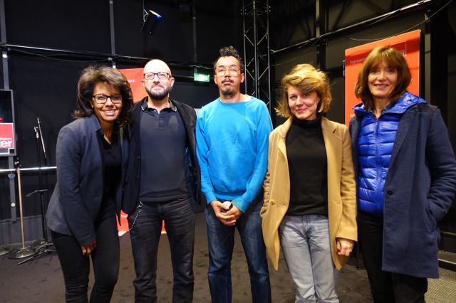 Audrey Pulvar, Hubert Artus, Karim Madiani, Diane Turquety et Nicole Bacharan