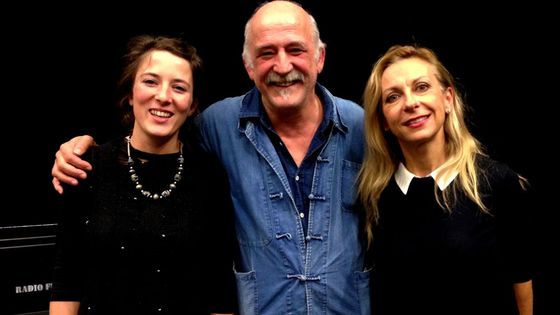 Juliette, André Minvielle et Nathalie Dessay ©Radio France - Martin Quenehen