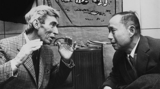 18 mars 1981, Hergé et Tchang se retrouvent