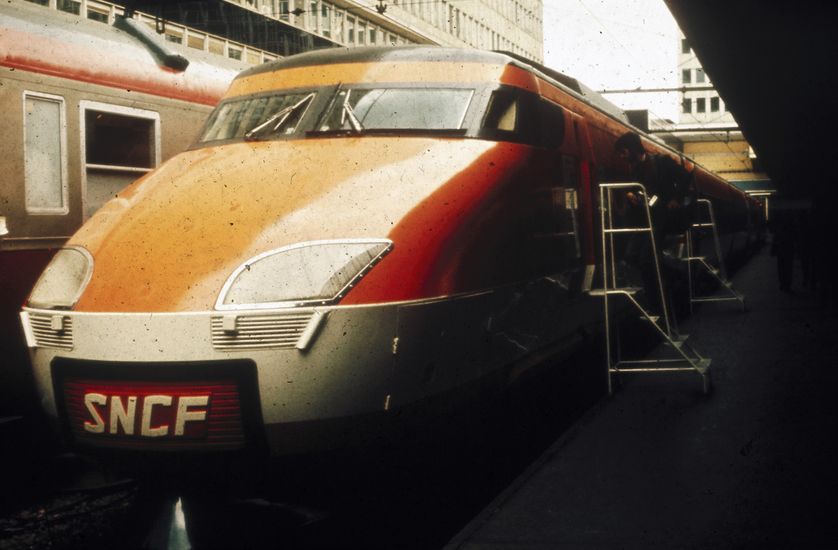 des trains SNCF dans les années 1980
