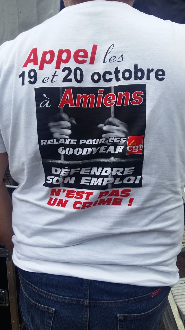 T-shirt pour soutenir les Goodyear