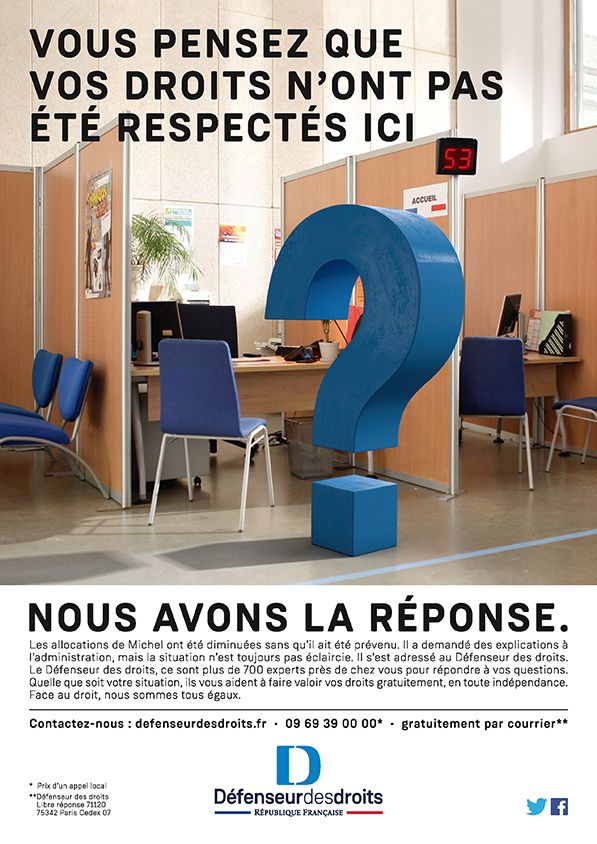 Affiche des défenseurs des droits