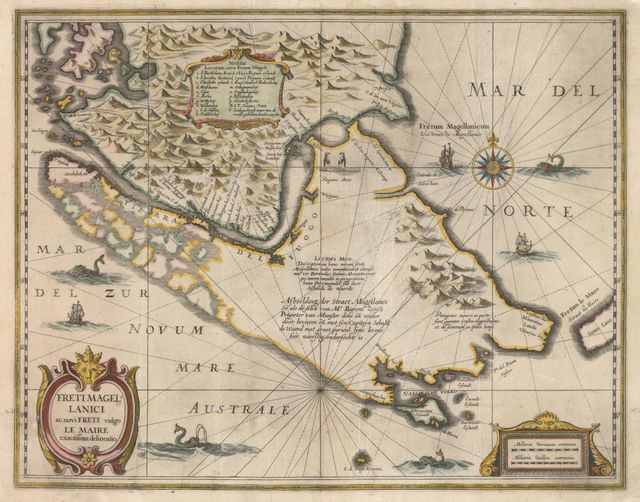 Détroit de Magellan (vers 1630)
