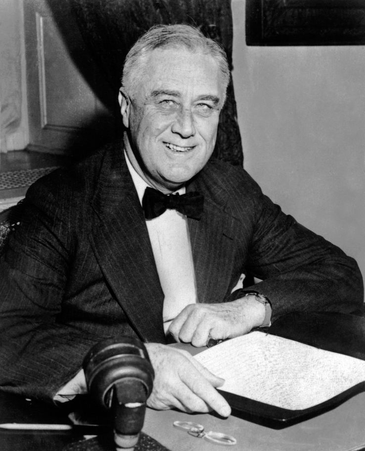 Portrait de Franklin Delano Roosevelt