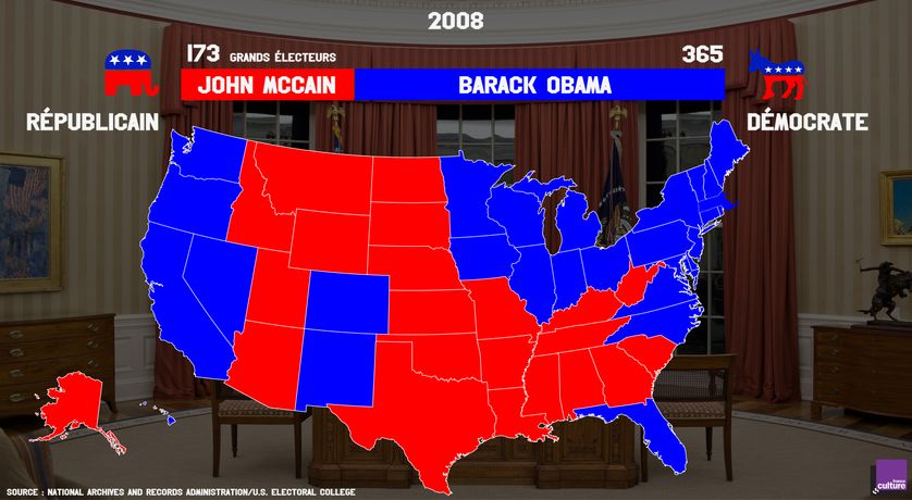 Résultat de l'élection présidentielle de 2008