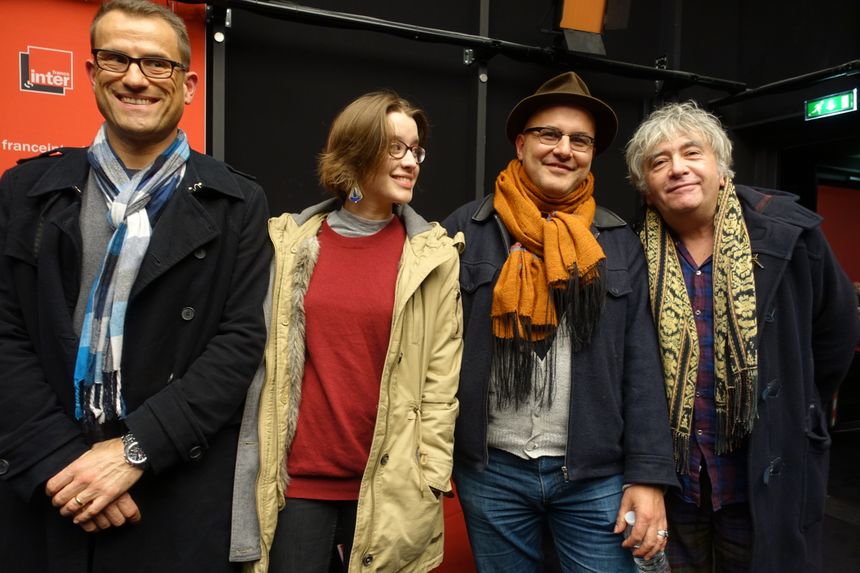 Sylvain Delfau, Fanny Catté, Mehdi Ahoudig et Jean-Yves Lafesse