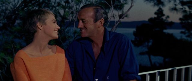 Jean Seberg & David Niven dans Bonjour Tristesse