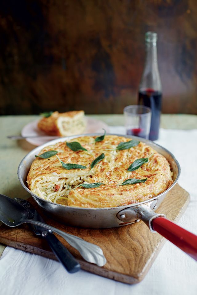Frittata, recette tirée de À la romaine : Cuisine de la Dolce Vita