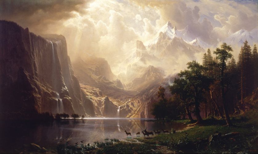 Albert Bierstadt, Montagnes de la Sierra Nevada