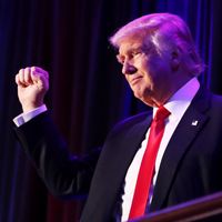Donald Trump le 9 novembre 2016
