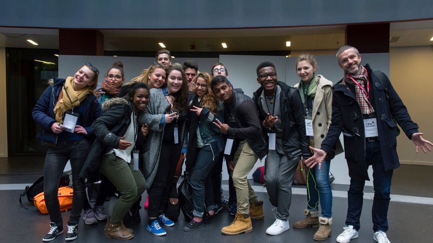 Les élèves du lycée Auguste et Louis Lumière de Lyon en 2016