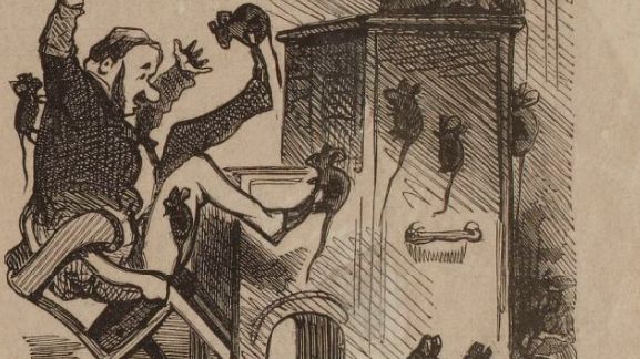 Coupure de presse relatant la représentation des Contes d'Hoffmann de Michel Carré et Jules Barbier donnée le 21 mars 1851 au Théâtre de l’Odéon. BNF••