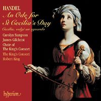 CD Haendel Ode pour le jour de la Sainte Cécile