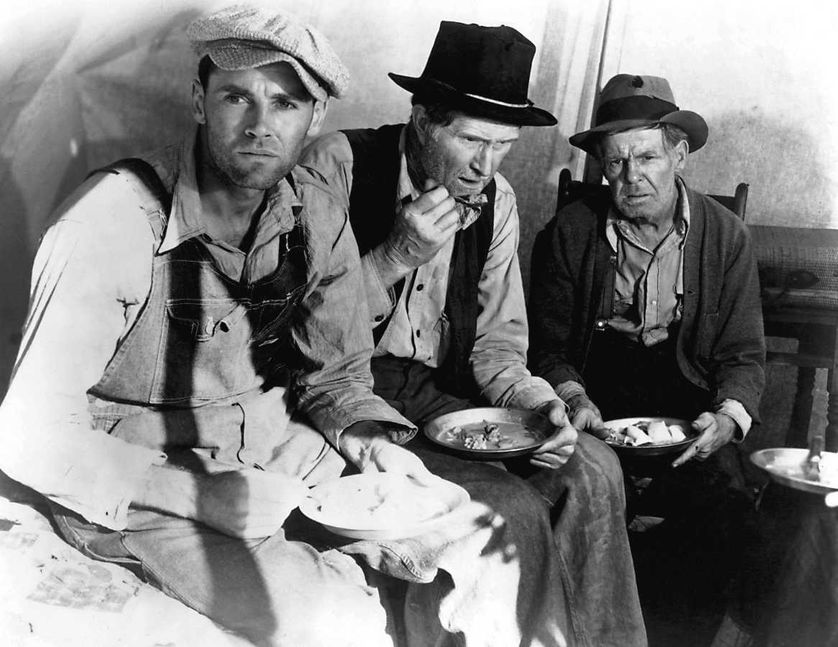 Les raisins de la colère avec Henry Fonda, réalisé par John Ford, 1940