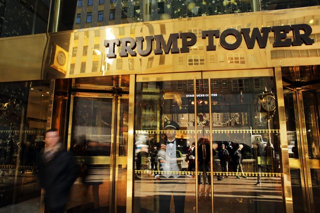USA 2016 : l'incontournable Trump tower toute en dorures sur la 5ème avenue de New York