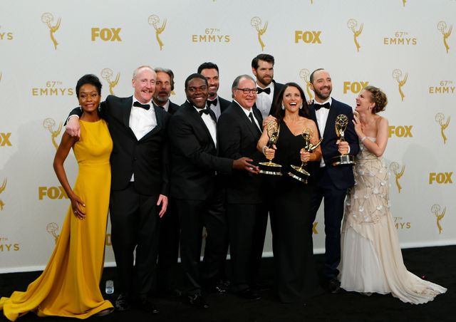 USA 2016 : l'équipe de Veep à la cérémonie des Emmy Awards 2015