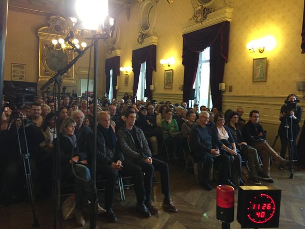 Le public de "42e rue" l'émission dimanche matin en direct au Grand Foyer du Théâtre du Châtelet