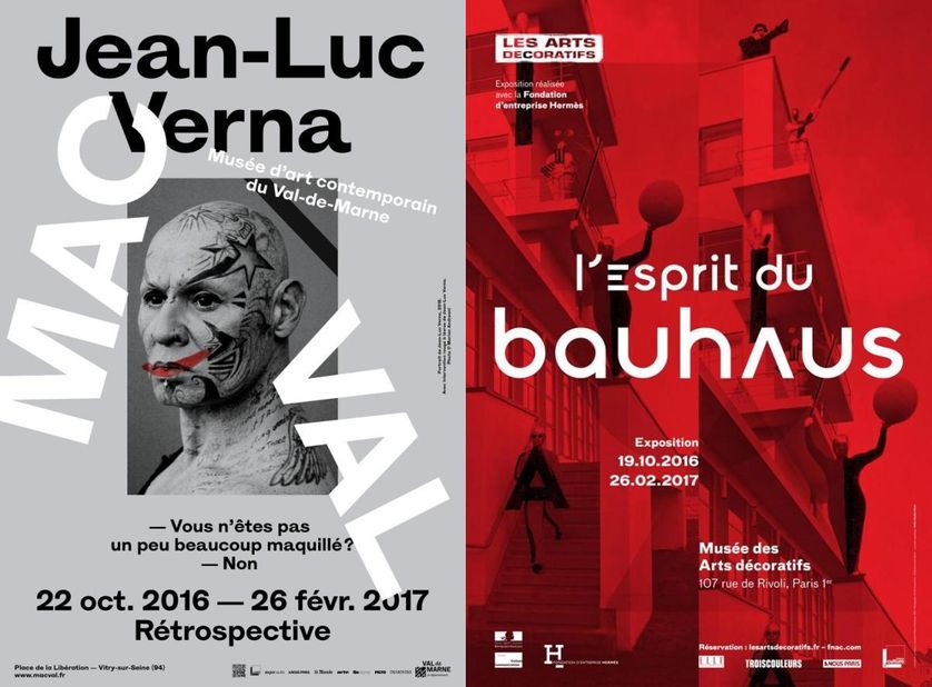"Rétrospective : Jean-Luc Verna" et "L'esprit du Bauhaus"