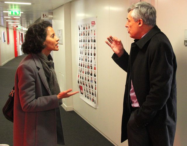 Sophia Aram et Henri Guaino