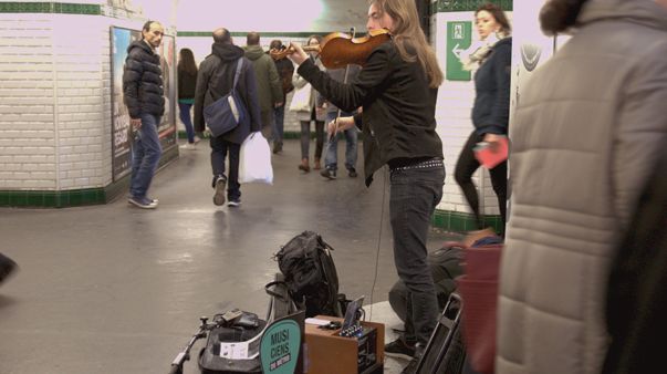 Musicien métro