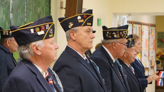 L'hommage rendu aux vétérans à Niles