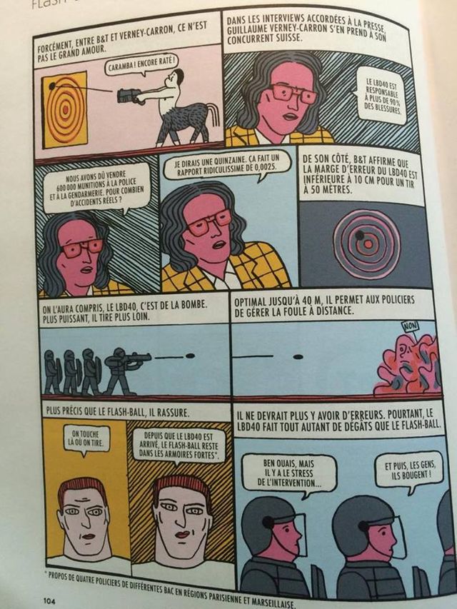 La Revue dessinée "Flash-Ball : corriger le tir"