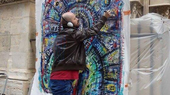 live performance, La vierge universelle, Eglise Saint-Merri Paris 2016 - Neveser Aksoy