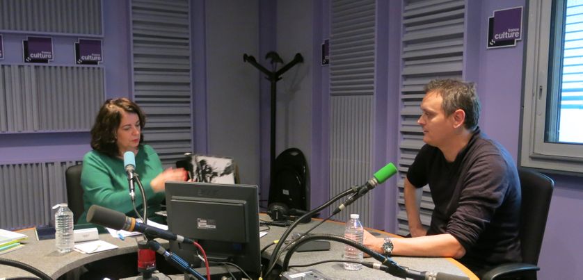 France Culture, studio 153... Aline Pailler, productrice & Antoine Guilloppé, auteur et dessinateur d'albums en littérature de jeunesse,