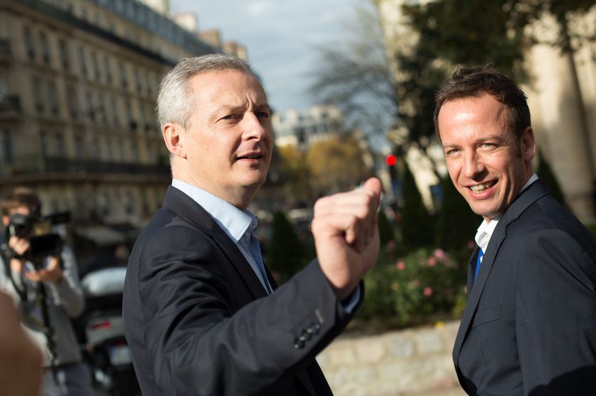 Bruno Le Maire et Dimitri Lucas