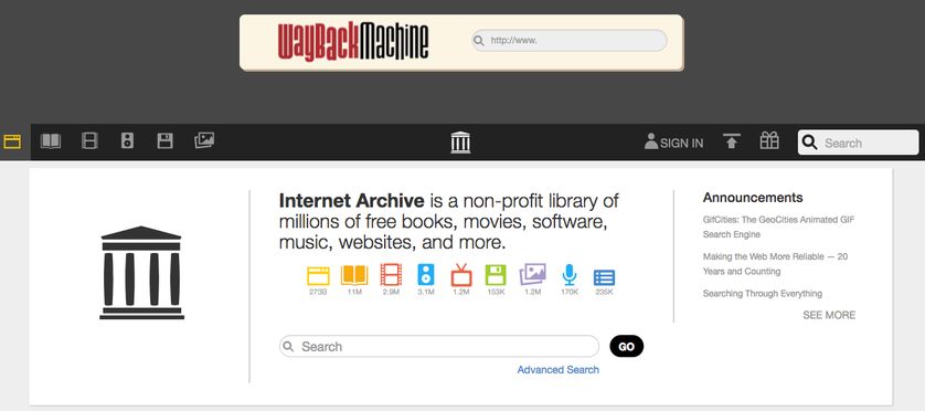 Le projet américain Internet Archive est le premier à s'être lancé dans la conservation du web