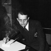 André Malraux au moment du prix Goncourt, 1933.