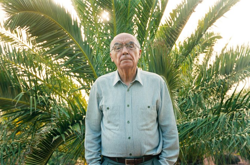 José Saramago à Lanzarote en 2011.