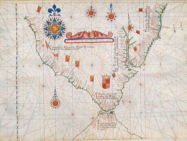 Carte d'Amérique du Sud (1563)