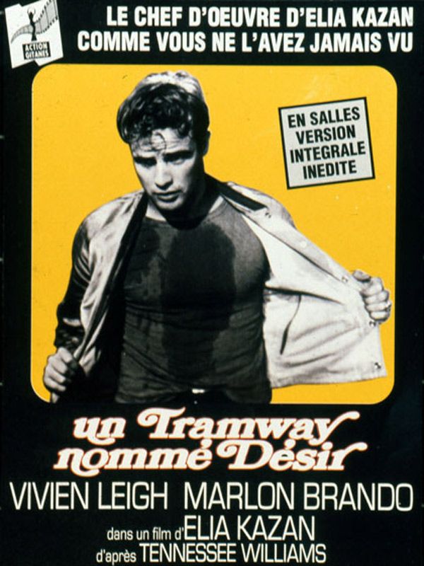 Marlon Brando et le film Un tramway nommé désir