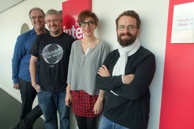 Laurent Delmas, François Cau, Rebecca Manzoni et Benjamin Rocher
