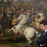 Matteo Renzi à Rome le 5 décembre 2016