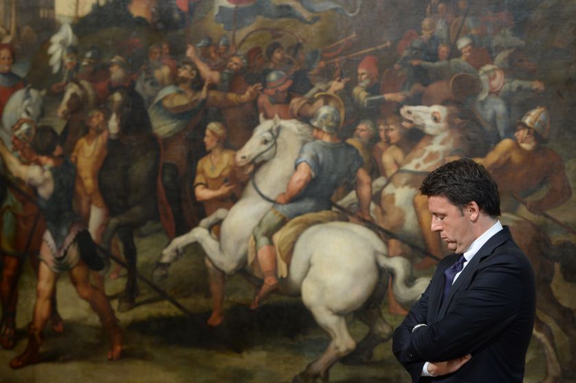 Matteo Renzi à Rome le 5 décembre 2016