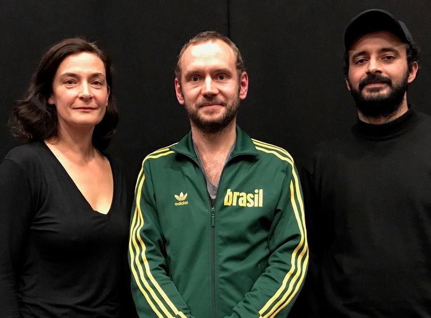 Karim Bel Kacem, Samuel Hercule et Methilde Weyergans