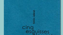 CD Soizic Lebrat Cinq esquisses bleu solo