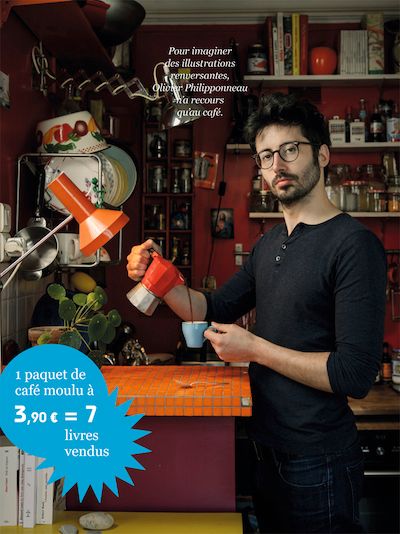 Une photographie exposée dans l'exposition "Dans la peau d'un auteur jeunesse" lors du Salon de la littérature jeunesse à Montreuil en 2016
