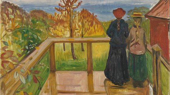 Edvard Munch - La Pluie – 1902 - Huile sur toile - 86,5 x 115,5 cm - Oslo, Nasjonalmuseet for kunst, arkitektur og design - Crédits : Crédits : © Photo © Børre Høstland