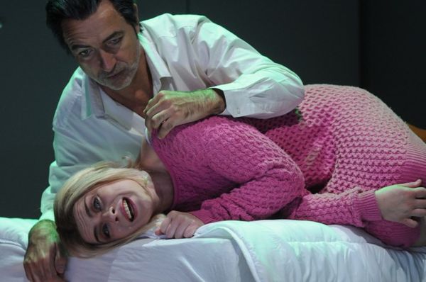 Ausrine Stundyte (Renata) et Laurent Naouri (Ruprecht) dans l'Ange de feu / © Jean-Pierre Maurin