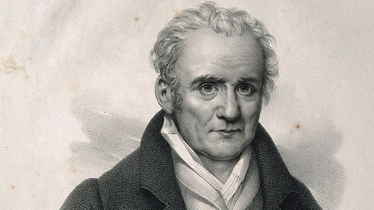 Gaspard Monge (1746-1818), Comte de Péluse. Lithographie de H. J. Hesse.
